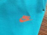 Pantalón Corto Nike Tech Fleece Azul y Naranja
