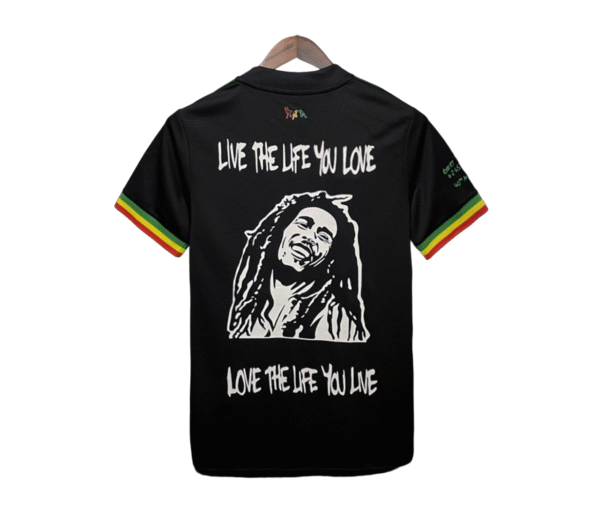 Concepto camiseta Ajax x Bob Marley
