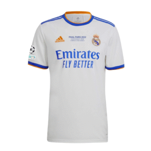 Camiseta Retro Real Madrid 21/22 1ª Equipación – Edición Final Champions League