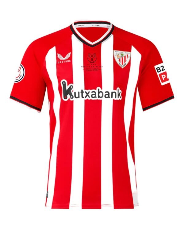 Camiseta Athletic Club 23/24 1ª equipación Final Copa del Rey