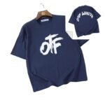 Camiseta Off-White Oversize Azul Marino